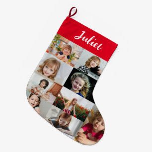 Personalisierte Kindergeschenke mit Namen & Foto-C Großer Weihnachtsstrumpf