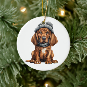 Personalisierte Kinderhunde Kunst Keramik Ornament