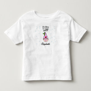 Personalisierte Kindermädchen Kleinkind T-shirt