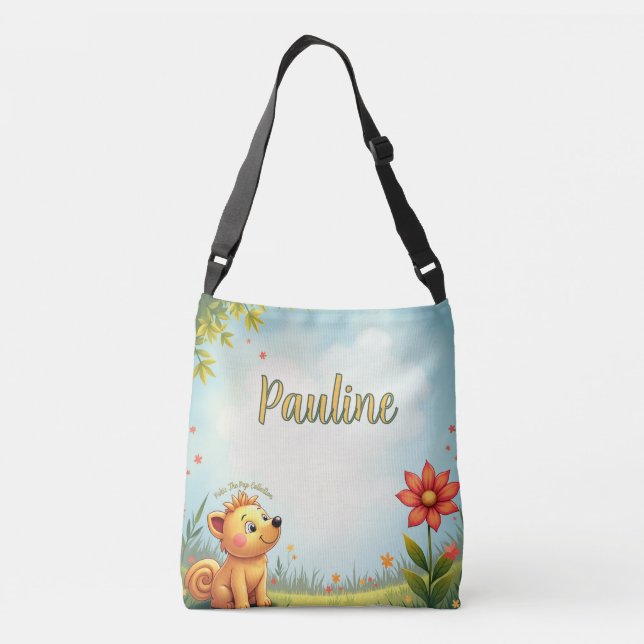 personalisierte Kindertasche Tragetaschen Mit Langen Trägern (Rückseite)