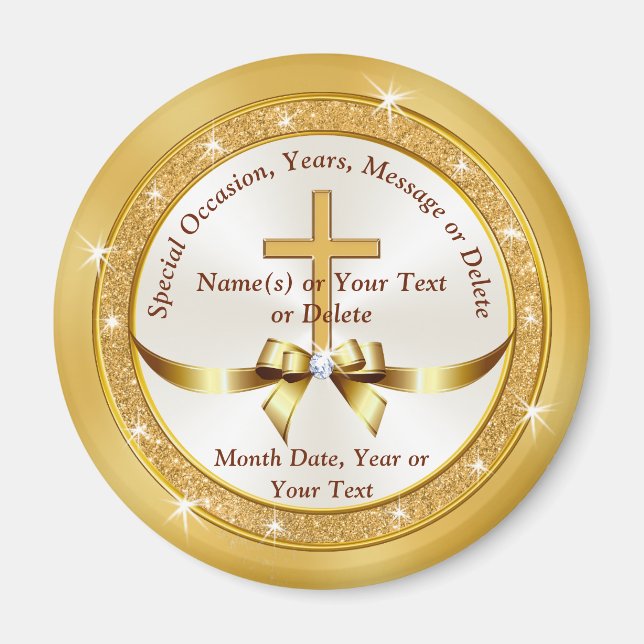 Personalisierte Kirchengeschenke für jeden Anlass, Magnet (Vorne)