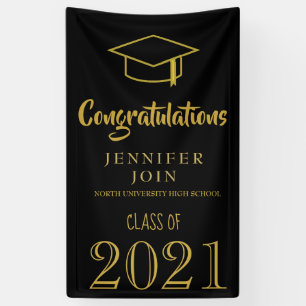 Personalisierte Klasse des Abschlusses 2023 Banner