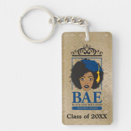 Personalisierte Klasse des Schwarzen und Gebildete Schlüsselanhänger