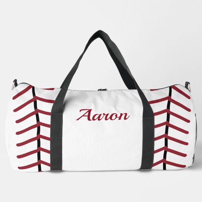 Personalisierte klassische Baseball-Duffeltasche Duffle Bag (Vorderseite)