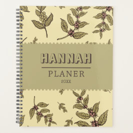 Personalisierte klassische und rustikale grüne Run Planer