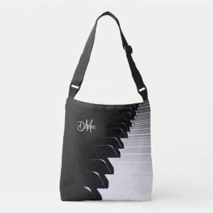 Personalisierte Klavier-Musik-Taschen-Tasche Tragetaschen Mit Langen Trägern