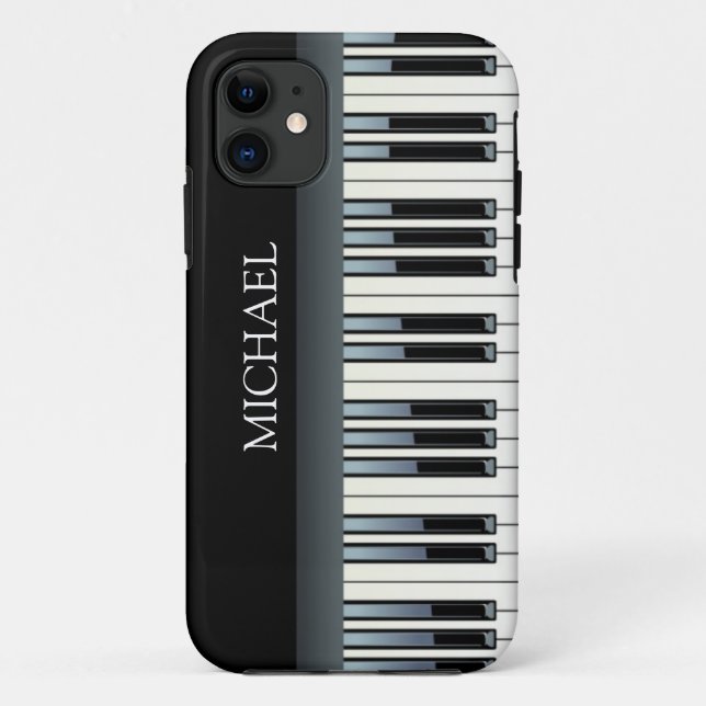 Personalisierte Klavier-Schlüssel Case-Mate iPhone Hülle (Rückseite)