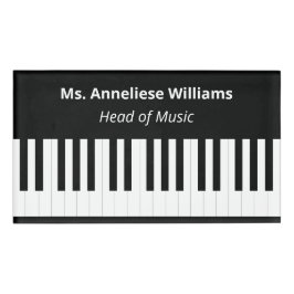Personalisierte Klaviertasten Keyboard-Musiker Namenschild