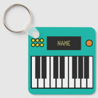 Personalisierte Klaviertasten Keyboard Schlüsselan