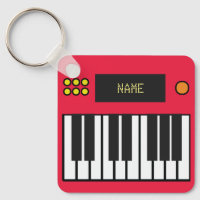 Personalisierte Klaviertasten Keyboard Schlüsselan