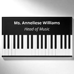 Personalisierte Klaviertasten Tastatur Musik Musik Namenschild