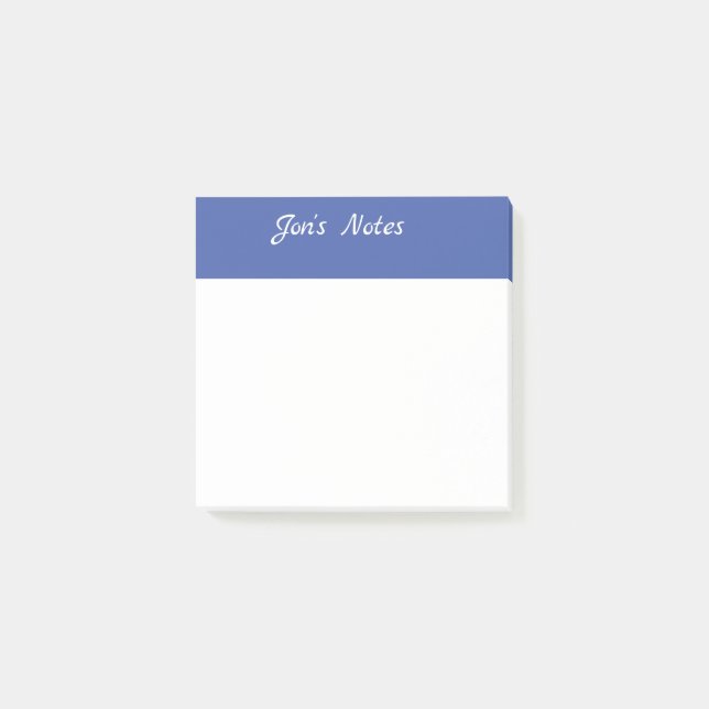PERSONALISIERTE klebrige Anmerkungen Post-it Klebezettel (Vorderseite)