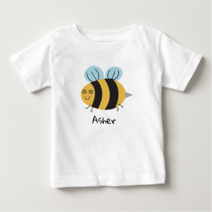 Personalisierte Kleine Biene Baby T-shirt