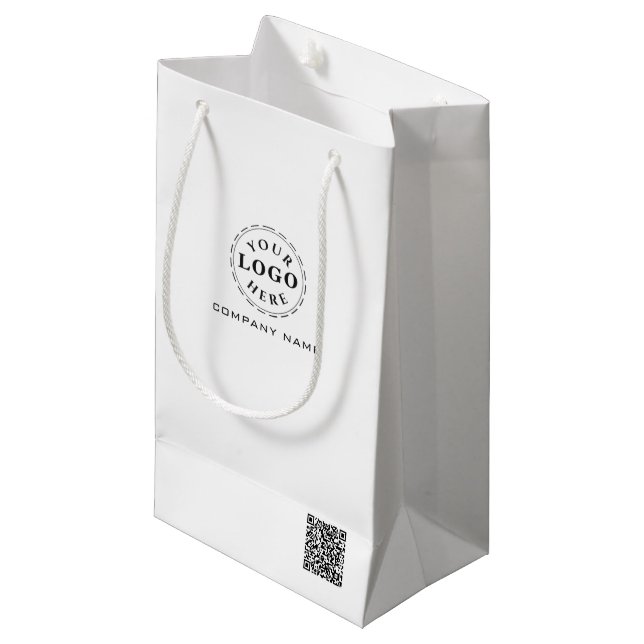 Personalisierte kleine Geschenktasche für das Bran Kleine Geschenktüte (Vorderseite Schrägansicht)