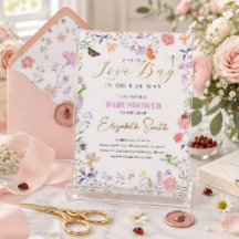Personalisierte Kleine Liebeskäfer-Baby-Party