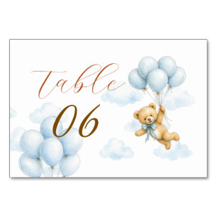 Personalisierte kleine Liebeskäfer-Baby-Party Tischnummer