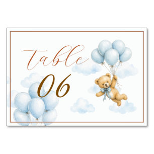 Personalisierte kleine Liebeskäfer-Baby-Party Tischnummer