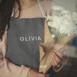Personalisierte kohleblaue benutzerdefinierte Schü Schürze<br><div class="desc">Mit dieser personalisierten kohleblauen Schürze kochen, backen oder grillen. Diese Schürze mit elegantem und modernem kohleblauen Design kann mit Ihrem Namen, Monogramm oder benutzerdefinierten Text für eine einzigartige Touch angepasst werden. Aus langlebigen, hochwertigen Stoffen gefertigt, bietet es eine hervorragende Abdeckung und Schutz vor Verschütten und Flecken. Diese Schürze ist perfekt...</div>
