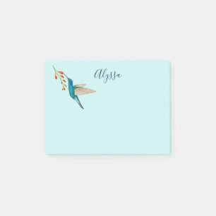 Personalisierte Kolibri-Noten Post-it Klebezettel