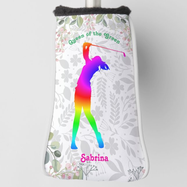 Personalisierte Königin der Grünen Golf Headcover (Rotieren 90)