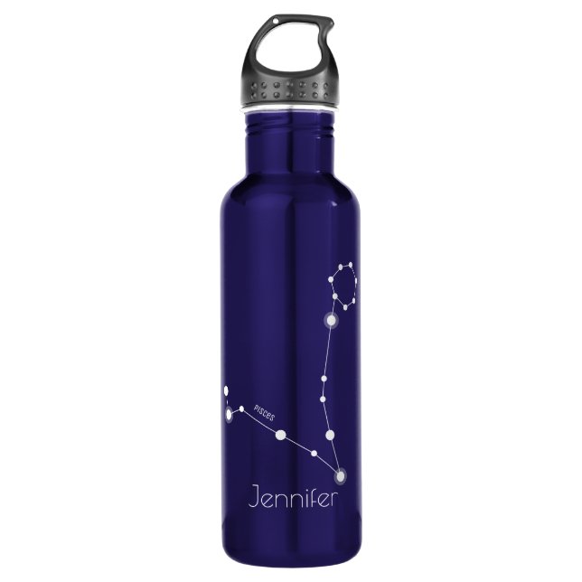 Personalisierte Konstellation Trinkflasche (Vorderseite)