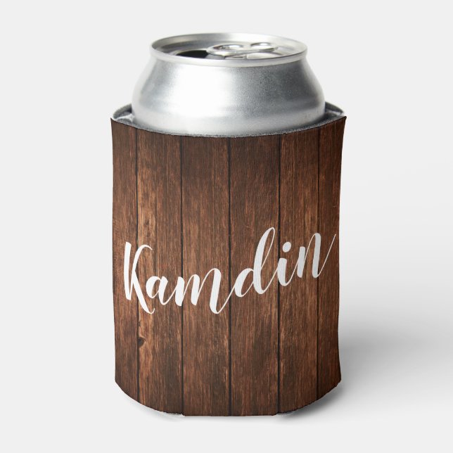 Personalisierte Koozie kann Stallholzland halten Dosenkühler (Kanne Vorderseite)