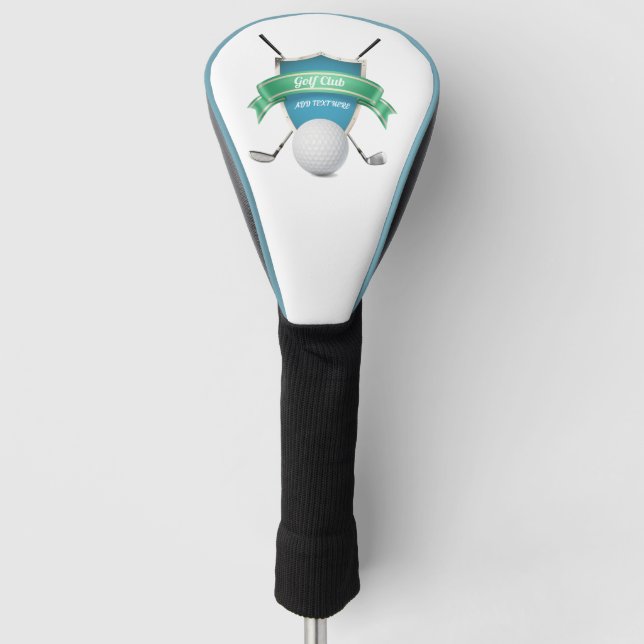 Personalisierte Kopfabdeckung für den Golffahrer Golf Headcover (Vorderseite)