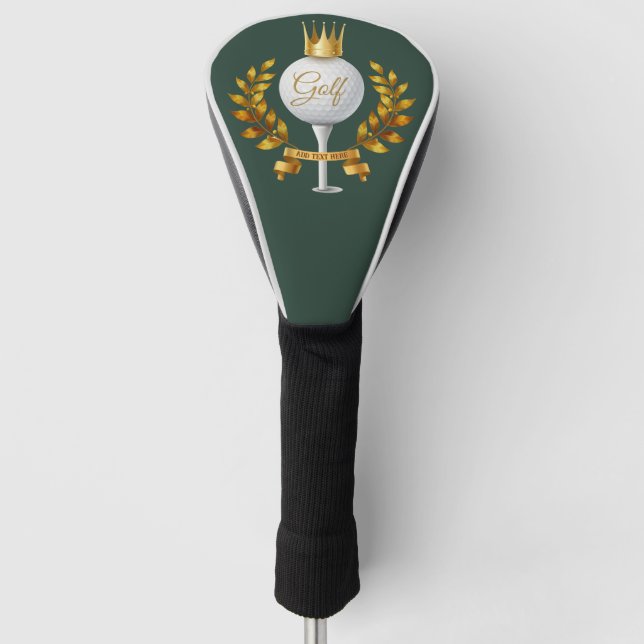 Personalisierte Kopfabdeckung für den Golffahrer Golf Headcover (Vorderseite)