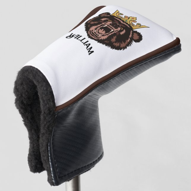 Personalisierte Kopfbedeckung für den Golf Putter Golf Headcover (3/4 Vorderseite)