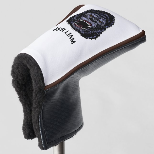 Personalisierte Kopfbedeckung für den Golf Putter Golf Headcover (3/4 Vorderseite)