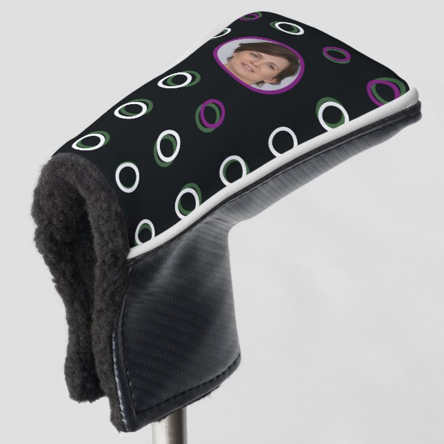 Personalisierte Kopfbedeckung für den Golf Putter Golf Headcover (3/4 Vorderseite)