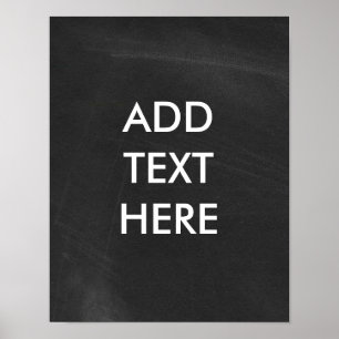 Personalisierte Kopfplatte Poster