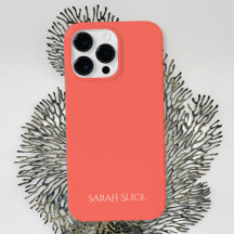 Personalisierte Korallenfarbe