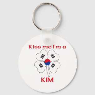 Personalisierte koreanische küssen mich, den ich schlüsselanhänger