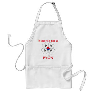 Personalisierte koreanische küssen mich, den ich schürze