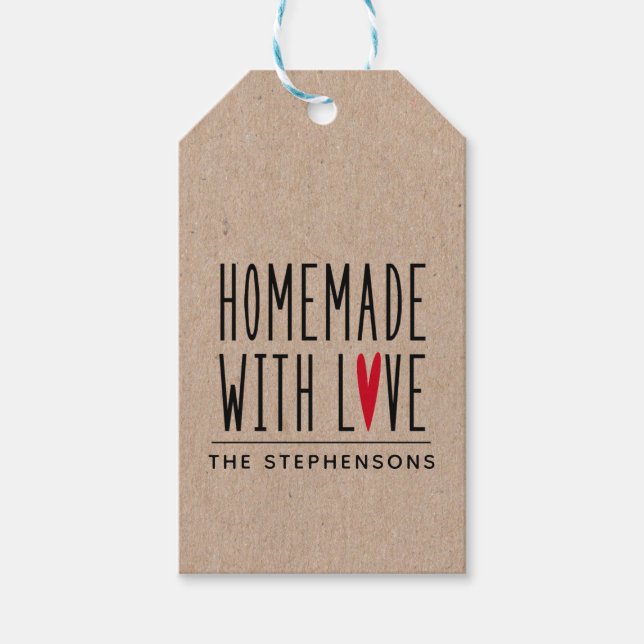 Personalisierte Kraft-Hütte mit Liebe Geschenkanhänger (Vorderseite)