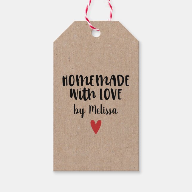 Personalisierte Kraft-Hütte mit Liebe Geschenkanhänger (Vorderseite)