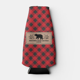 Personalisierte Kraft Lumberjack Buffalo Kariert Flaschenkühler