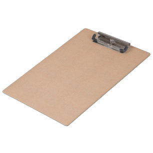 Personalisierte Kraft Paper Style Clipdesign Klemmbrett