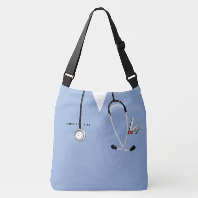 Personalisierte Krankengeschenke Tragetaschen Mit Langen Trägern (Vorderseite)