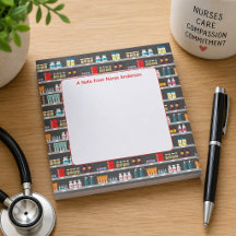 Personalisierte Krankenpfleger-Notizzettel