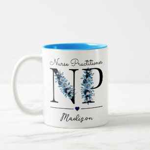 Personalisierte Krankenpflegerin, Geschenk für Kra Zweifarbige Tasse