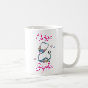 Personalisierte Krankenpflegertasse mit Namen / NH Kaffeetasse