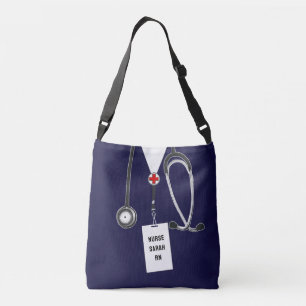 Personalisierte Krankenschwester-Geschenk-Umhänget Tragetaschen Mit Langen Trägern