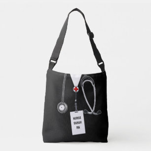 Personalisierte Krankenschwester-Geschenk-Umhänget Tragetaschen Mit Langen Trägern
