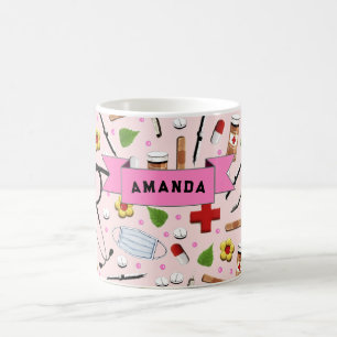 Personalisierte Krankenschwester Kaffeetasse
