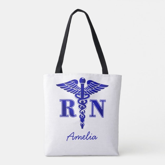 Personalisierte Krankenschwestern/Krankenschwester Tasche (Rückseite)
