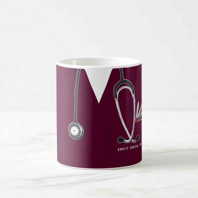 Personalisierte Krankenversicherung Kaffeetasse (Mittel)