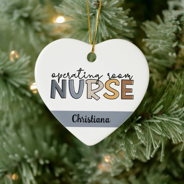 Personalisierte Krankenversicherung oder Krankenve Keramik Ornament (Baum)