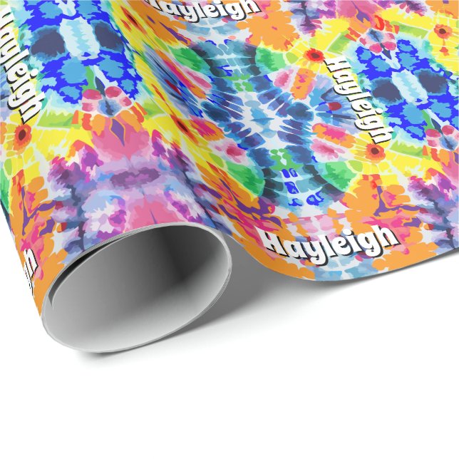Personalisierte Krawatte Geschenkpapier (Rolleneckpunkt)